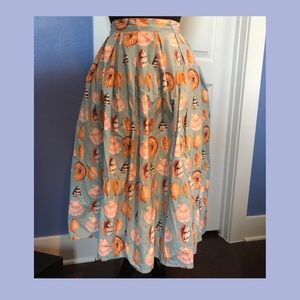 Modcloth Seashell Skirt